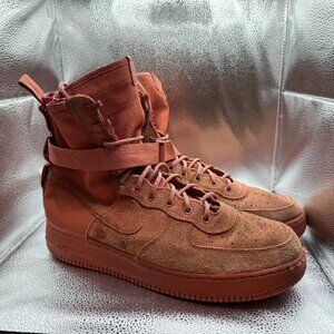 Size 13 - Nike SF AF1 Air Force 1 High Dusty Peach Mens Sneaker 864024-204